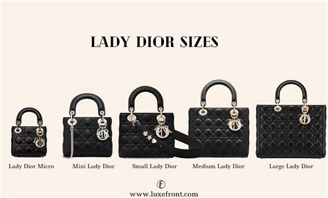 lady dior medium size price|Lady Dior bag size chart.